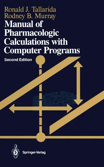 Cover of Manual of Pharmacologic Calculations