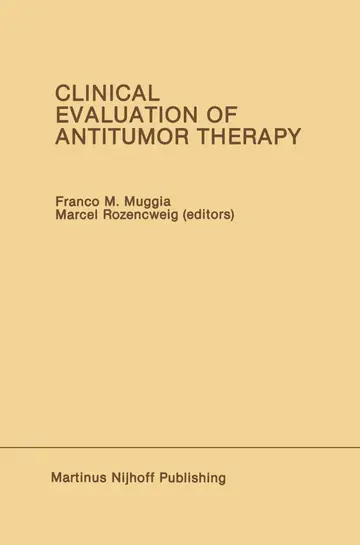 Cover of Clinical Evaluation of Antitumor Therapy