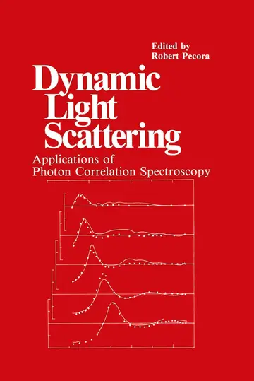 Cover of Dynamic Light Scattering