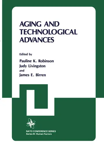Cover of Aging and Technological Advances