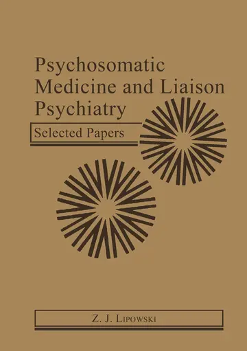 Cover of Psychosomatic Medicine and Liaison Psychiatry