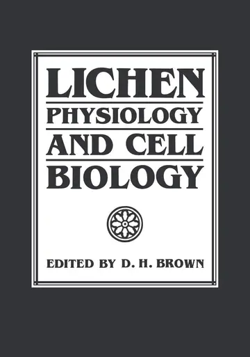 Cover of Lichen Physiology and Cell Biology