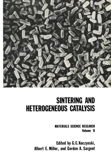 Cover of Sintering and Heterogeneous Catalysis