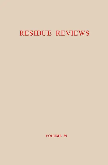 Cover of The Carbinole Acaricides