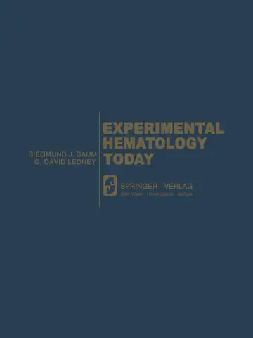 Cover of Experimental Hematology Today