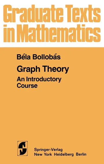 Cover of Graph Theory an Introductory Course (pb 1979)