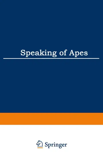 Cover of Speaking of Apes