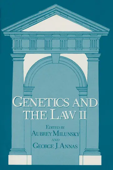 Cover of Genetics and the Law II