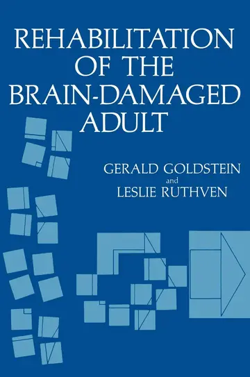 Cover of Rehabilitation of the Brain-damaged Adult