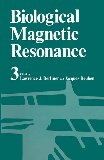 Cover of Biological Magnetic Resonance Volume 3