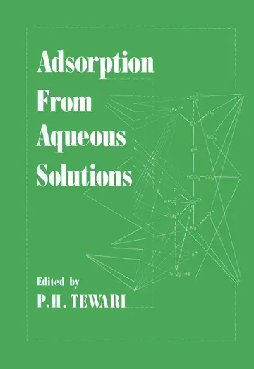 Cover of Adsorption from Aqueous Solutions