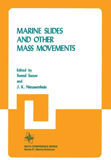 Cover of Marine Slides and Other Mass Movements