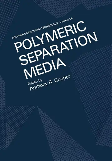 Cover of Polymeric Separation Media
