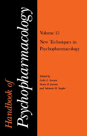 Cover of New Techniques in Psychopharmacology