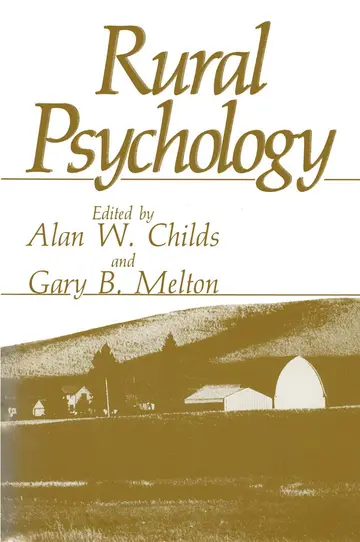 Cover of Rural Psychology