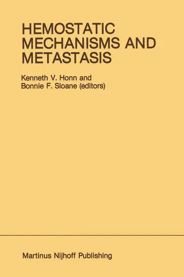 Cover of Hemostatic Mechanisms and Metastasis