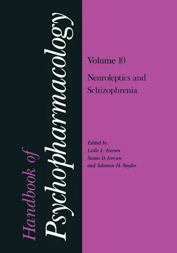 Cover of Handbook of Psychopharmacology
