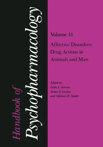 Cover of Handbook of Psychopharmacology