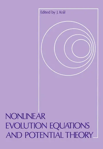 Cover of Nonlinear Evolution Equations and Potential Theory
