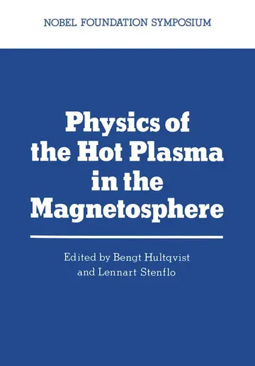 Cover of Physics of the Hot Plasma in the Magnetosphere