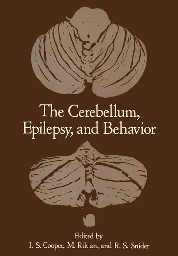 Cover of The Cerebellum, Epilepsy, and Behavior