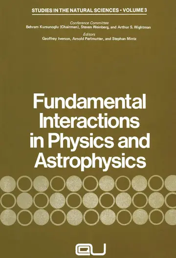 Cover of Fundamental Interactions in Physics and Astrophysics