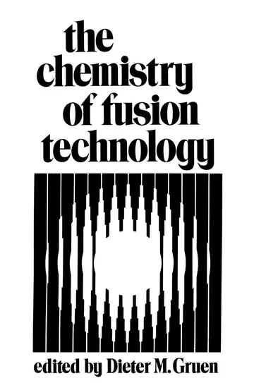 Cover of The Chemistry of Fusion Technology