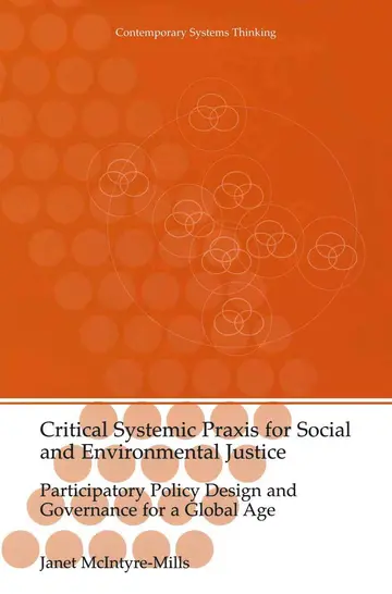 Cover of Critical Systemic Praxis for Social and Environmental Justice