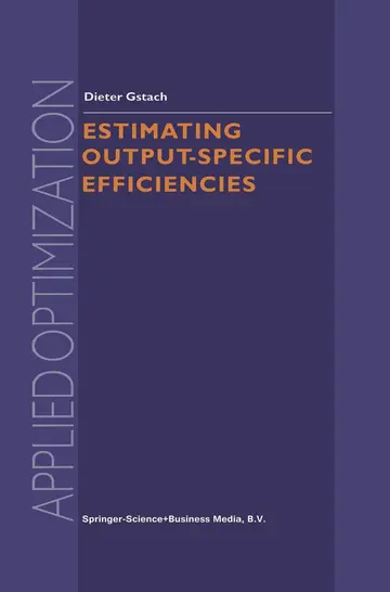 Cover of Estimating Output-Specific Efficiencies