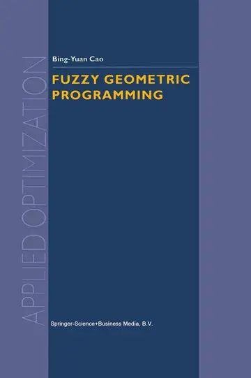 Cover of Fuzzy Geometric Programming
