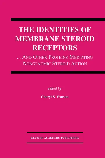 Cover of The Identities of Membrane Steroid Receptors