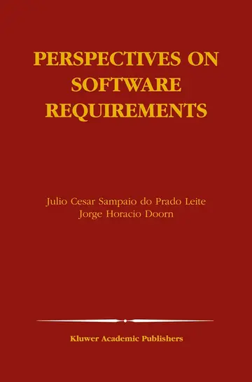 Cover of Perspectives on Software Requirements