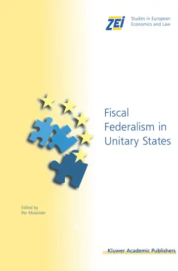 Cover of Fiscal Federalism in Unitary States