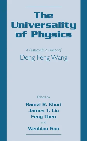 Cover of The Universality of Physics