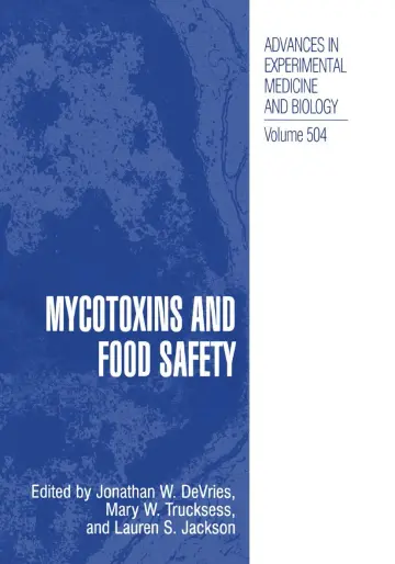 Cover of Mycotoxins and Food Safety