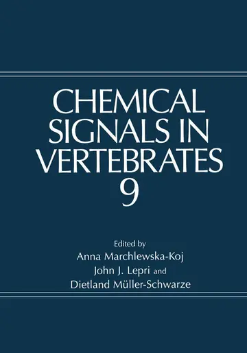 Cover of Chemical Signals in Vertebrates 9