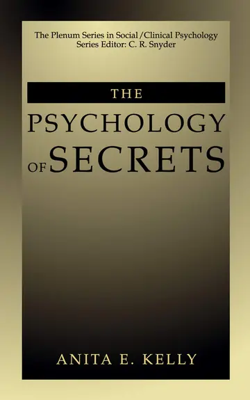 Cover of The Psychology of Secrets