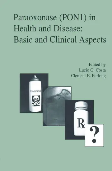 Cover of Paraoxonase Pon1 in Health and Disease