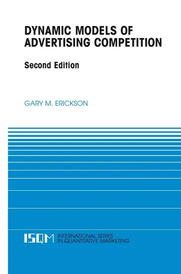 Cover of Dynamic Models of Advertising Competition