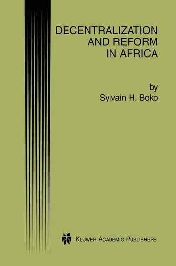 Cover of Decentralization and Reform in Africa