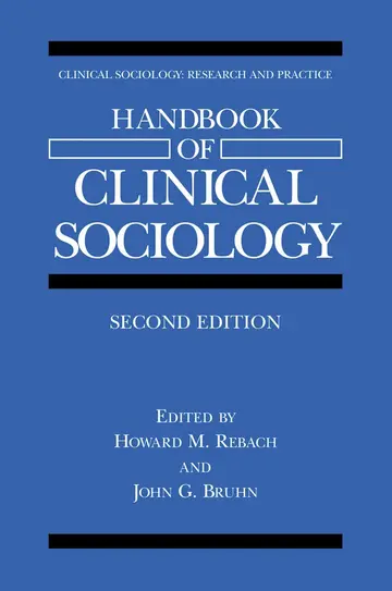 Cover of Handbook of Clinical Sociology