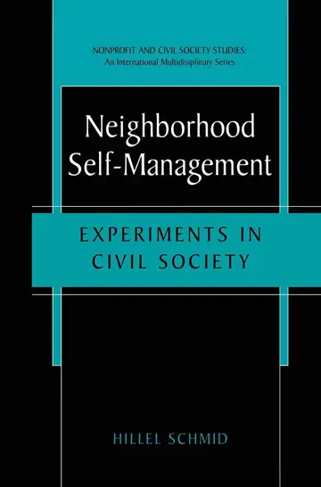 Cover of Neighborhood Self-Management