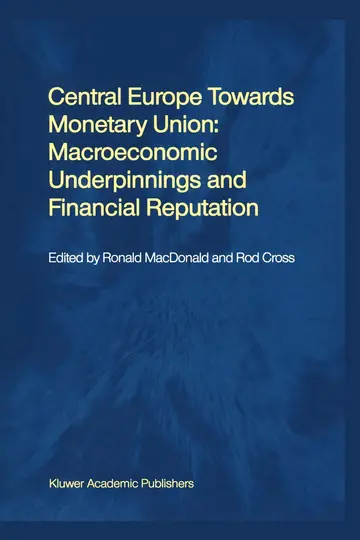 Cover of Central Europe towards Monetary Union
