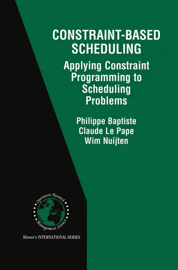 Cover of Constraint-Based Scheduling