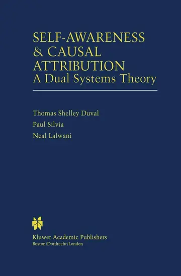 Cover of Self-Awareness & Causal Attribution