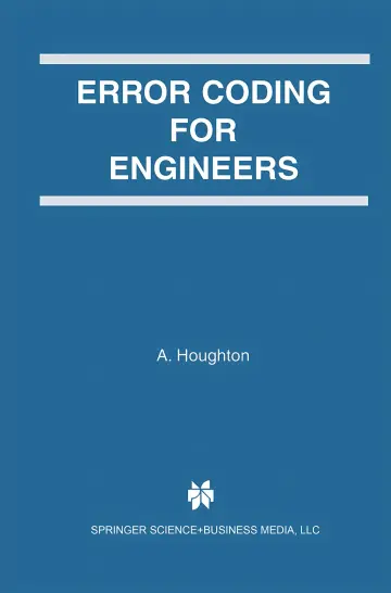 Cover of Error Coding for Engineers