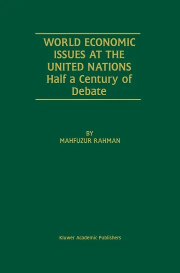 Cover of World Economic Issues at the United Nations