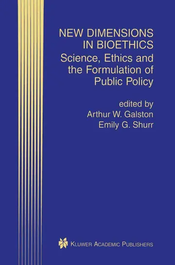 Cover of New Dimensions in Bioethics