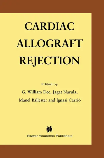 Cover of Cardiac Allograft Rejection