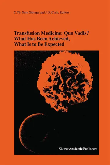 Cover of Transfusion Medicine